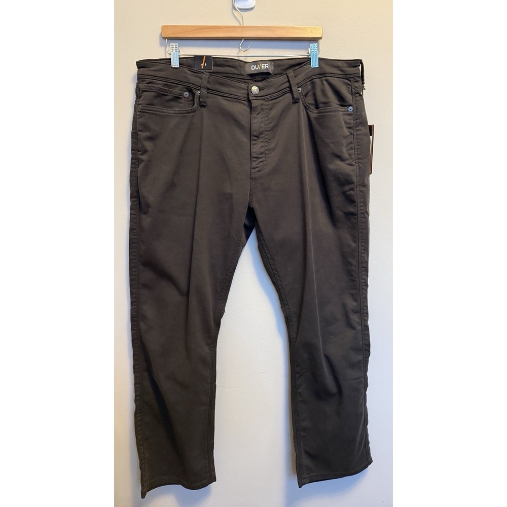 DU/ER‎ Pants No Sweat Chino Slate Gray Relaxed Straight Fit Men's 40x30 NWT 1432